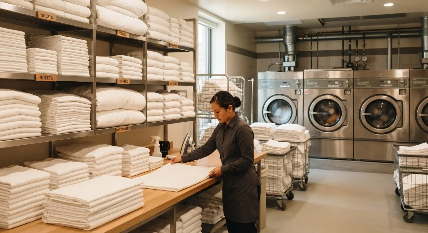 In-House Laundry vs. Outsourced Linen Services for Hotels